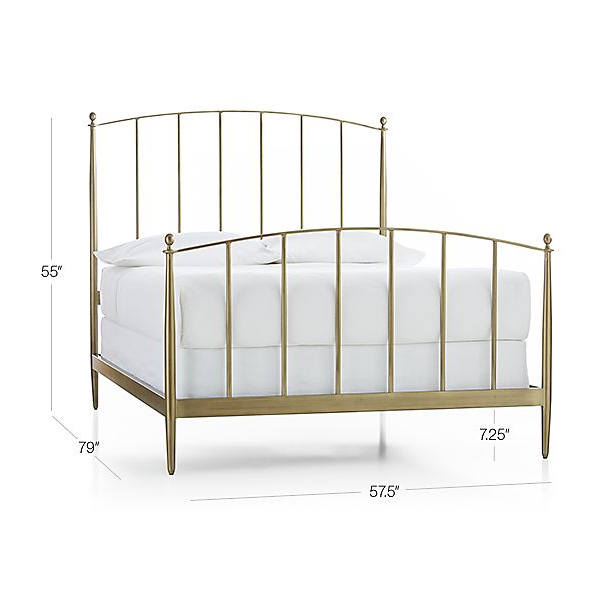 Mason Brass Full Bed